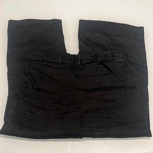 VINCE Belted Crepe Culotte Wide Leg palazzo Pants size 8